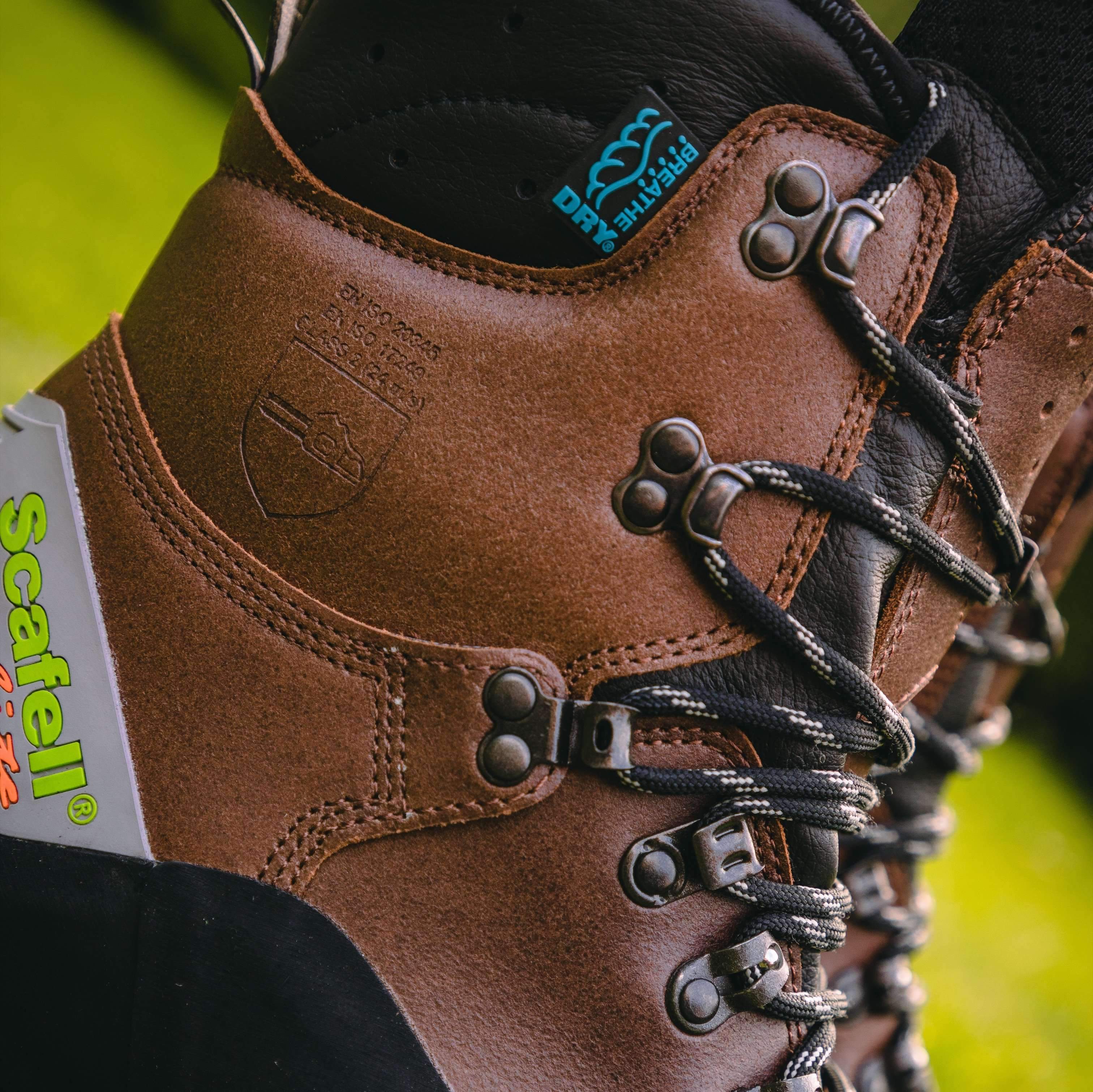 AT33200 Scafell Lite Class 2 Chainsaw Protection Boot - Brown - Image 10