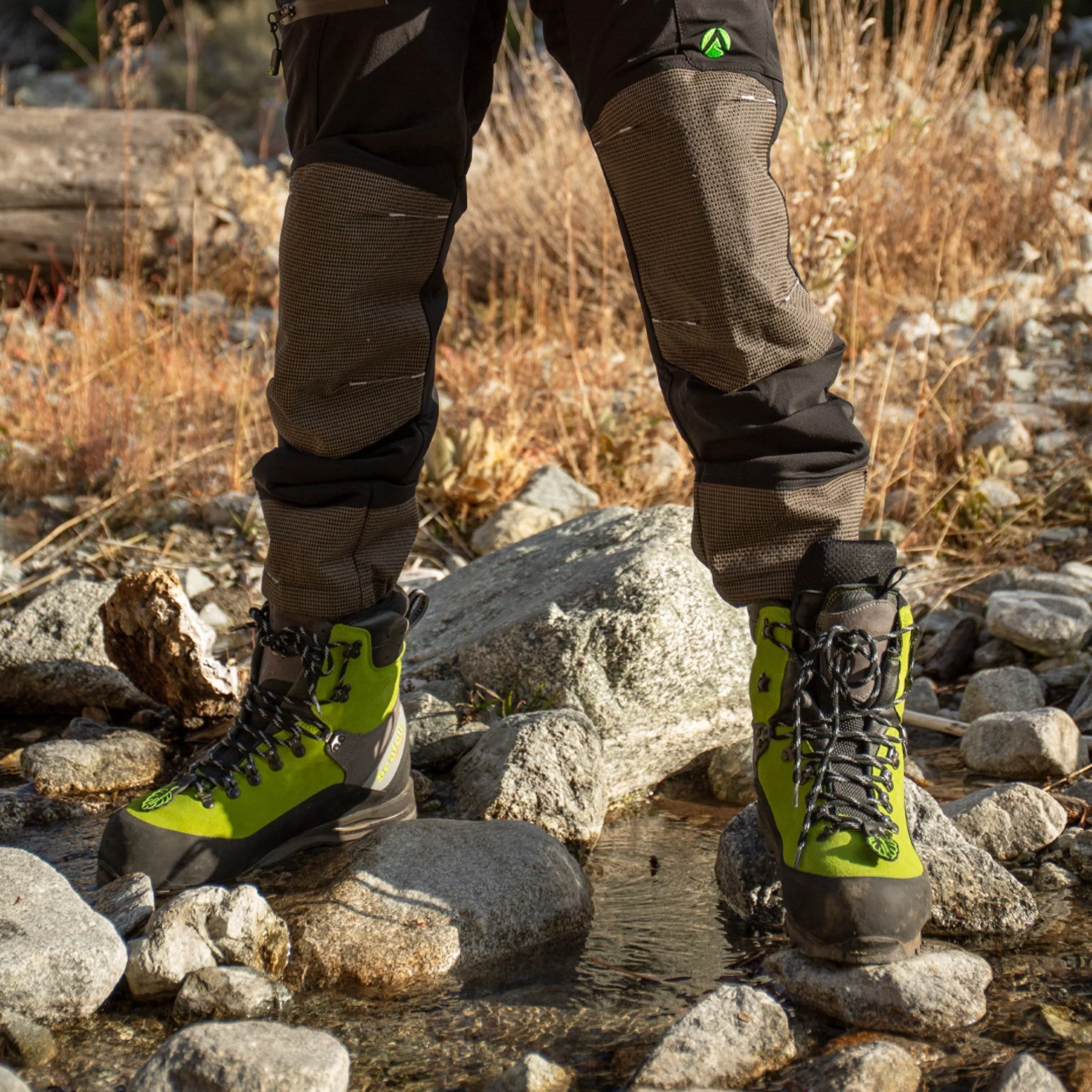AT33000 - Scafell Lite Class 2 Chainsaw Protection Boot  - Lime - Image 12