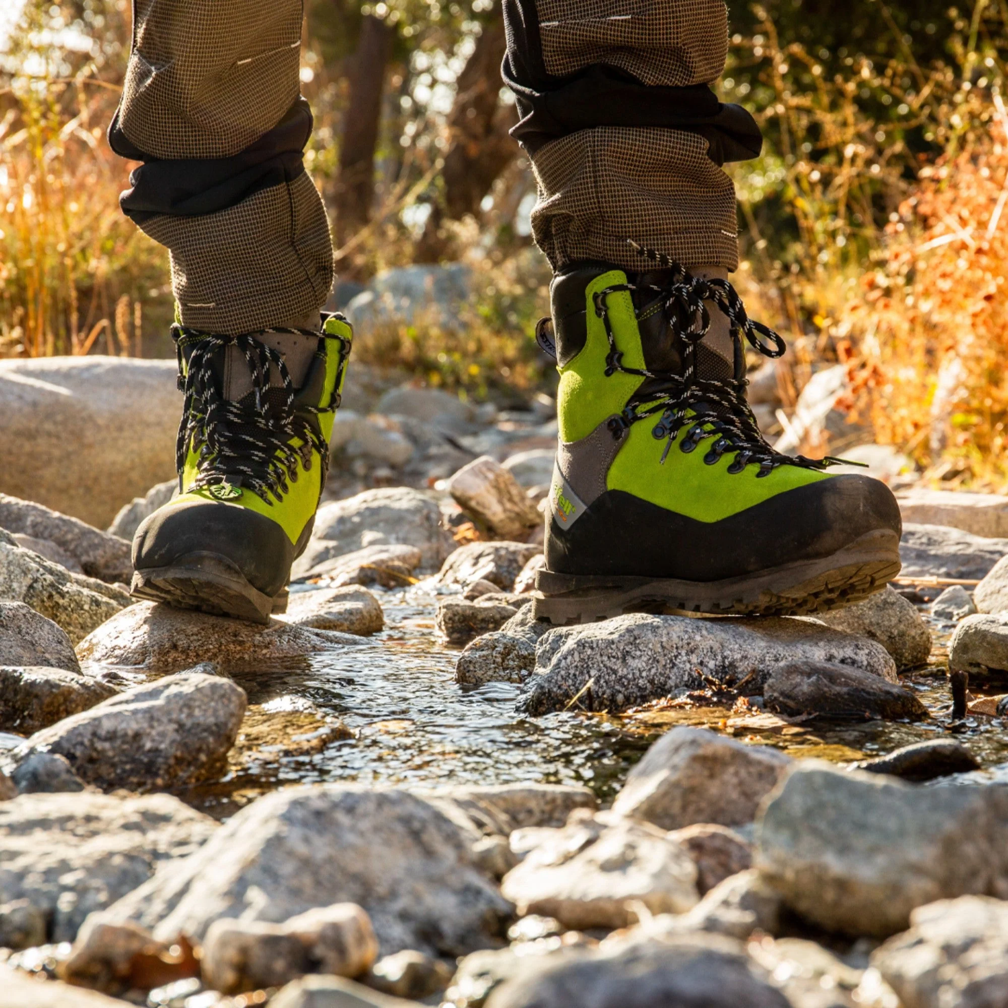 AT33000 - Scafell Lite Class 2 Chainsaw Protection Boot  - Lime - Image 13