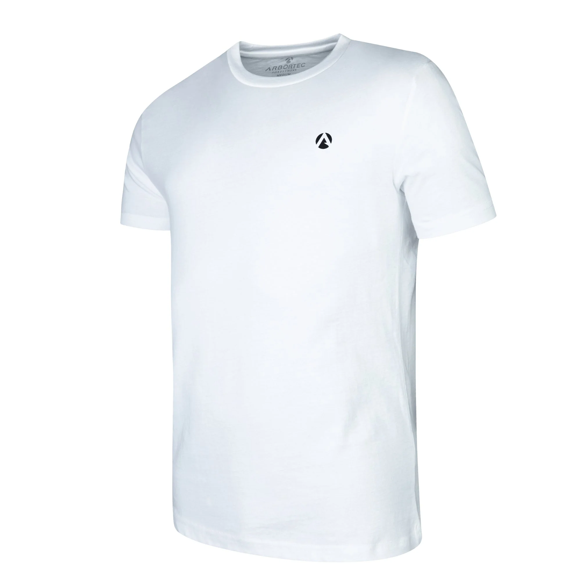 White Short Sleeve T-Shirt (Black - AIS) - Image 3