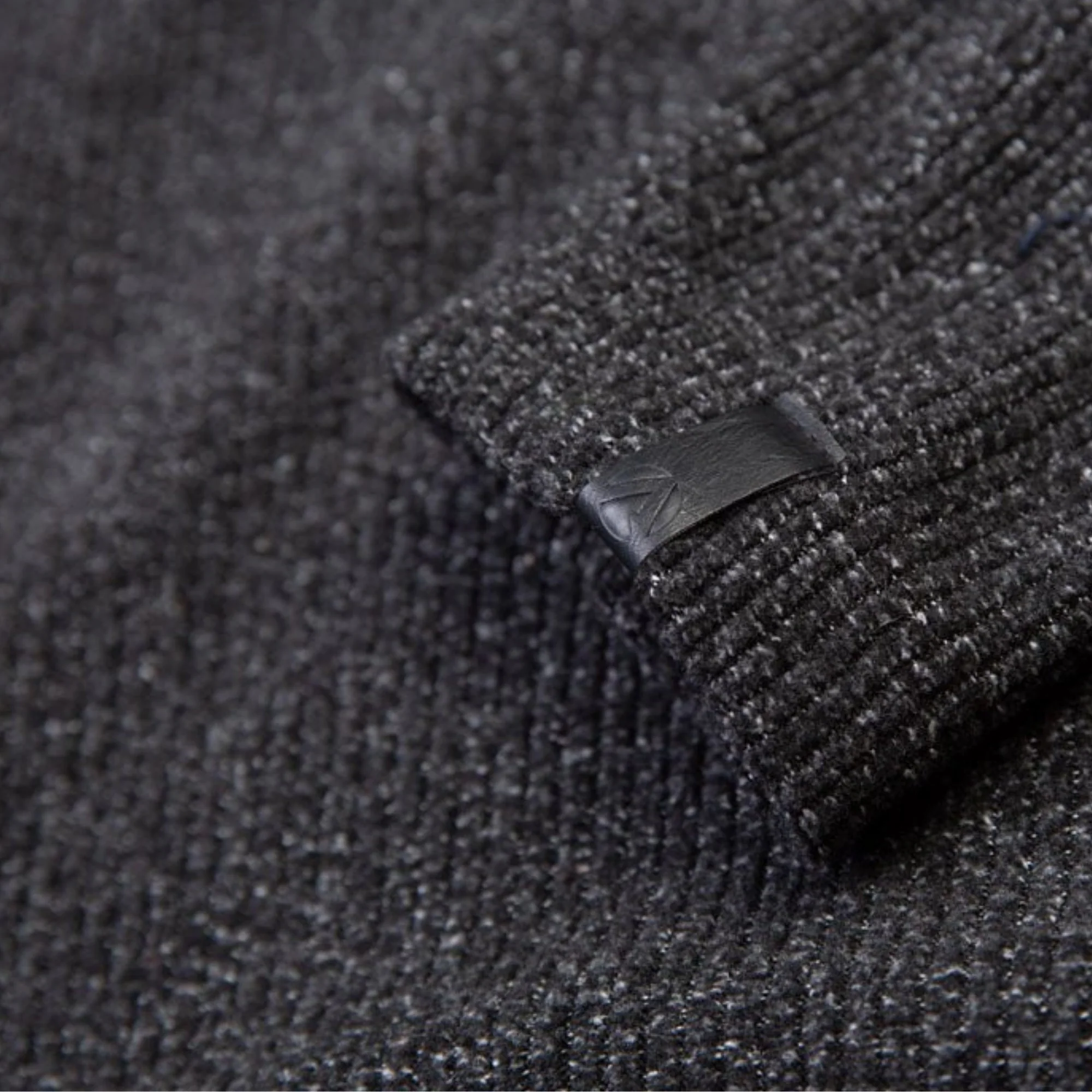 Wolf Half Zip Warm Sweater Grey - Image 7