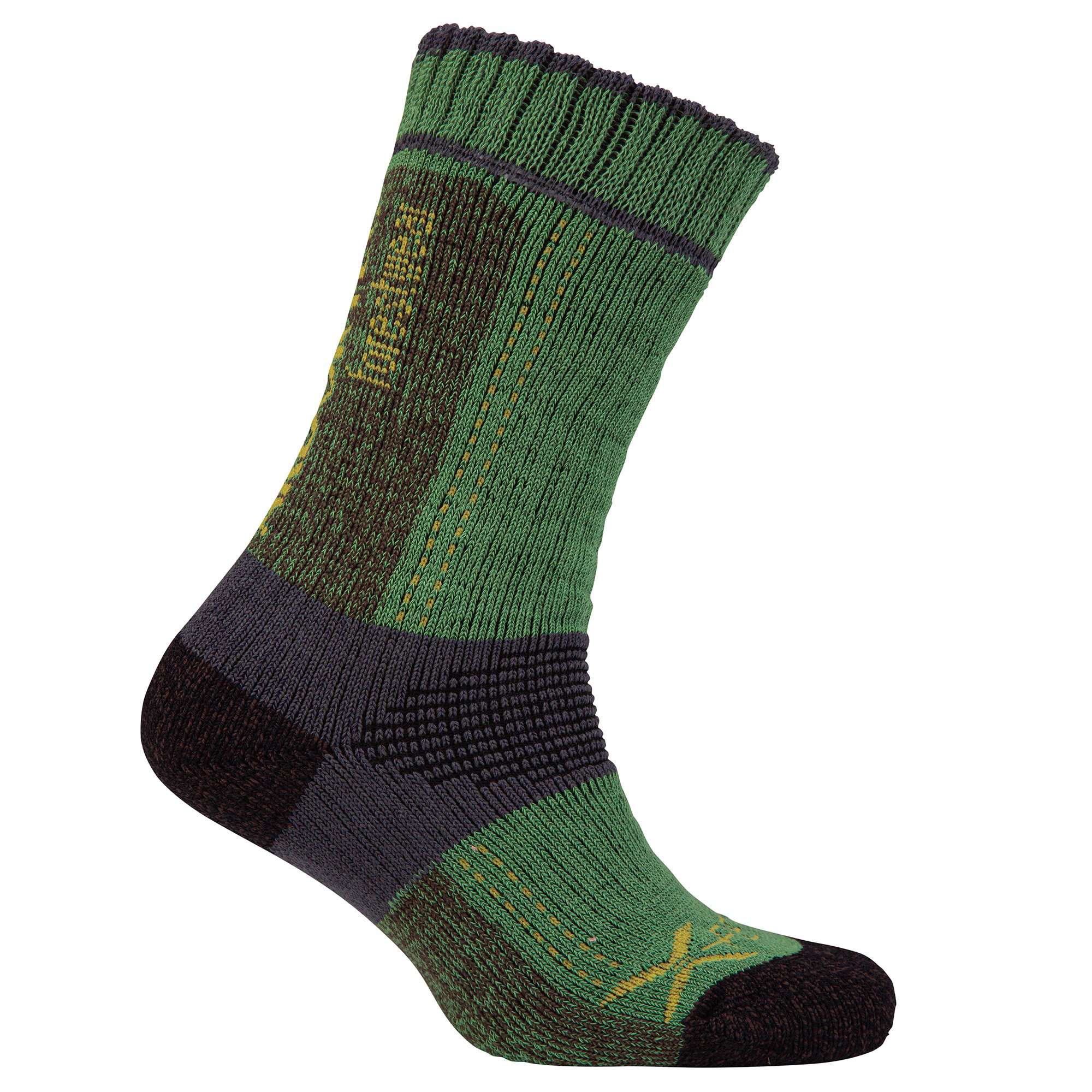 AT3820 Lo Sock Xpert - Olive/Yellow - Image 3