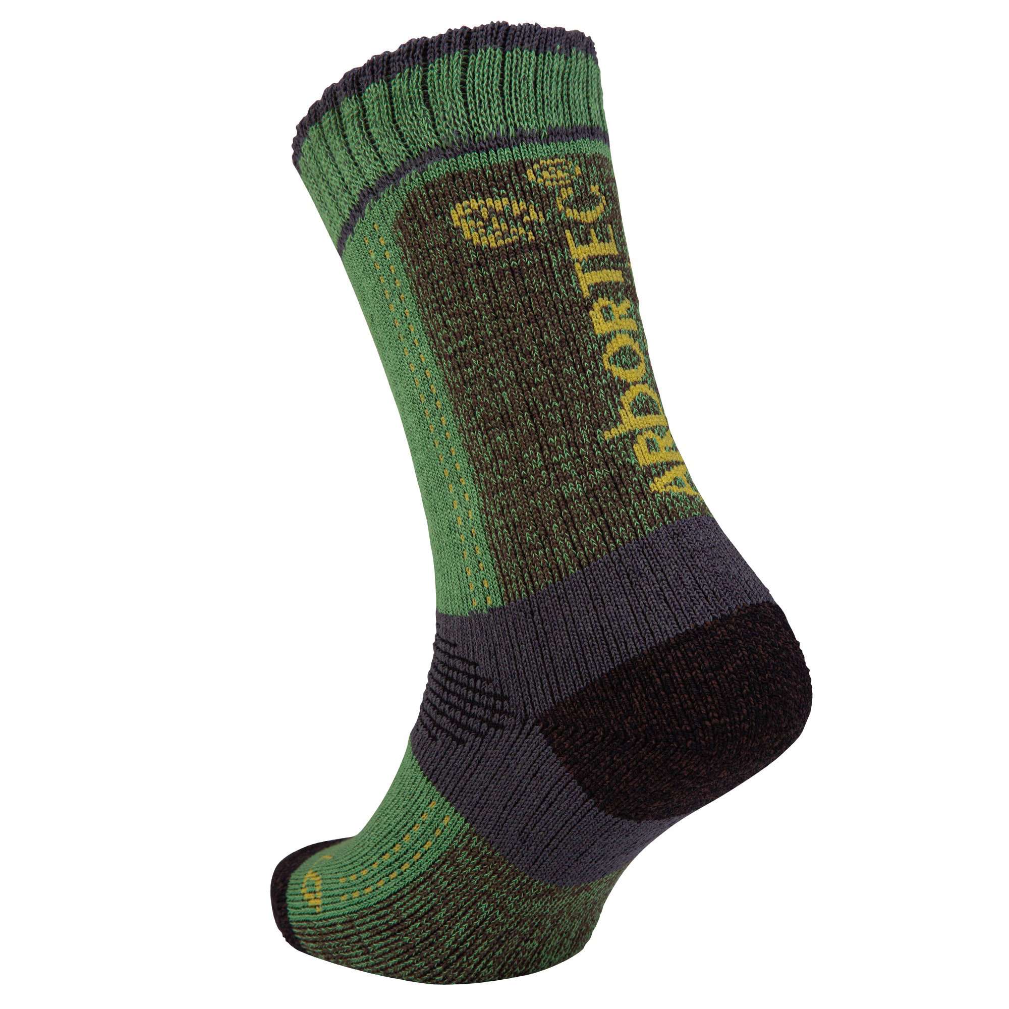 AT3820 Lo Sock Xpert - Olive/Yellow - Image 4